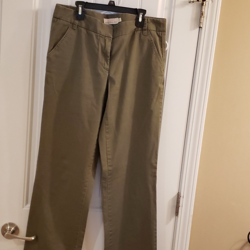 Olive trousers